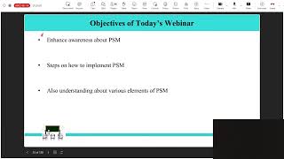 Details Webinar on PSM Implementation Guide