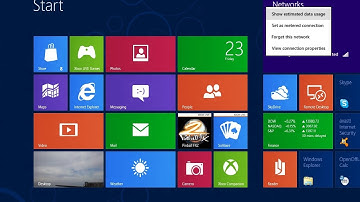 How to See Your Estimated Data Usage in Windows 8