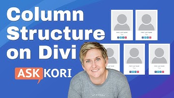 Divi Layout Structure for 2 Column / 3 Column