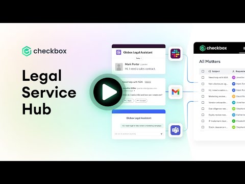 Get to Know Checkbox's Legal Service Hub - video from Checkbox