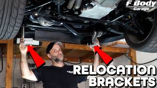 Radiator Relocation Brackets On My 4th Gen Trans Am!