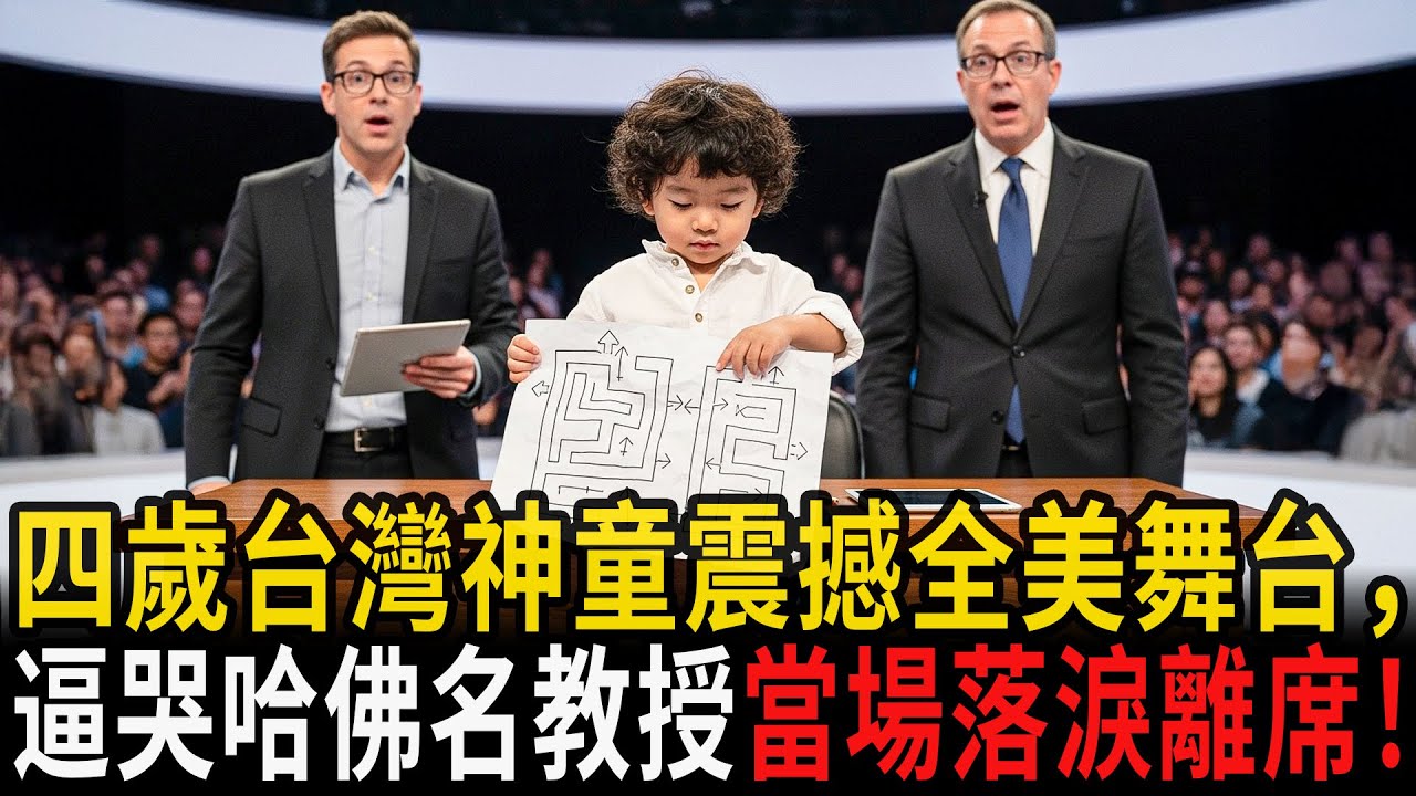 四歲台灣鄉村神童震撼全美舞台，逼哭哈佛頂尖教授當場落淚離席！#感人故事 #老年故事 #口述故事 #人生故事 #幸福故事