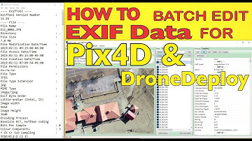How to update image EXIF with PPK data from M+ and EZsurv for Pix4D or DroneDeploy