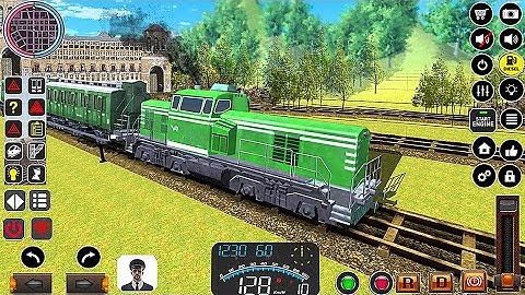 Uphill Train Simulator Game (Bajake Studios) - Level 9 Fail Because Derailment Make The Train Stuck