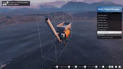 GTA V | Durty Map Editor - Filtered Objects Browser (Search)
