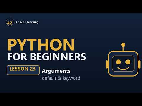 Python for Beginners #23 | Default & Keyword Arguments Explained