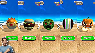 Going Balls‏ - SpeedRun Gameplay Level 58-62 | With 5 Different Balls