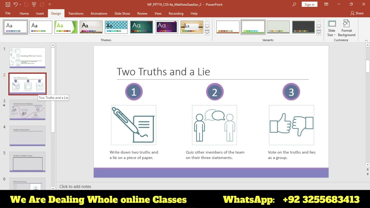 New Perspectives Powerpoint 2019 | Modules 5-6: Sam Capstone Project 1a | 