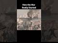 كيف بدأت الحرب حقا 