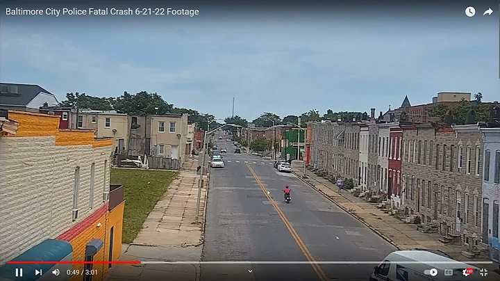 Baltimore Police car fatal crash with Terry Harrel...