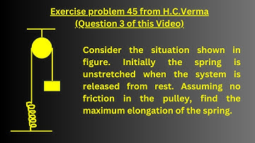 8.9 - Work, Energy & Power | H.C.Verma Exercise Question - 41, 43 & 45 #jee #hcverma #neet