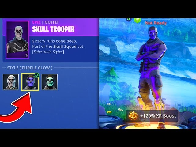 How To Get PURPLE SKULL TROOPER in Fortnite Battle Royale! - YouTube