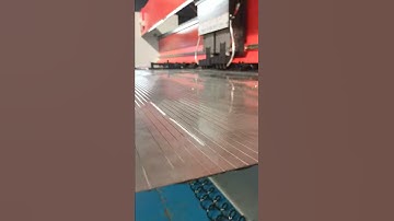 CNC V grooving machine Double head sheet metal stainless steel v groove machine #vgroovingmachine