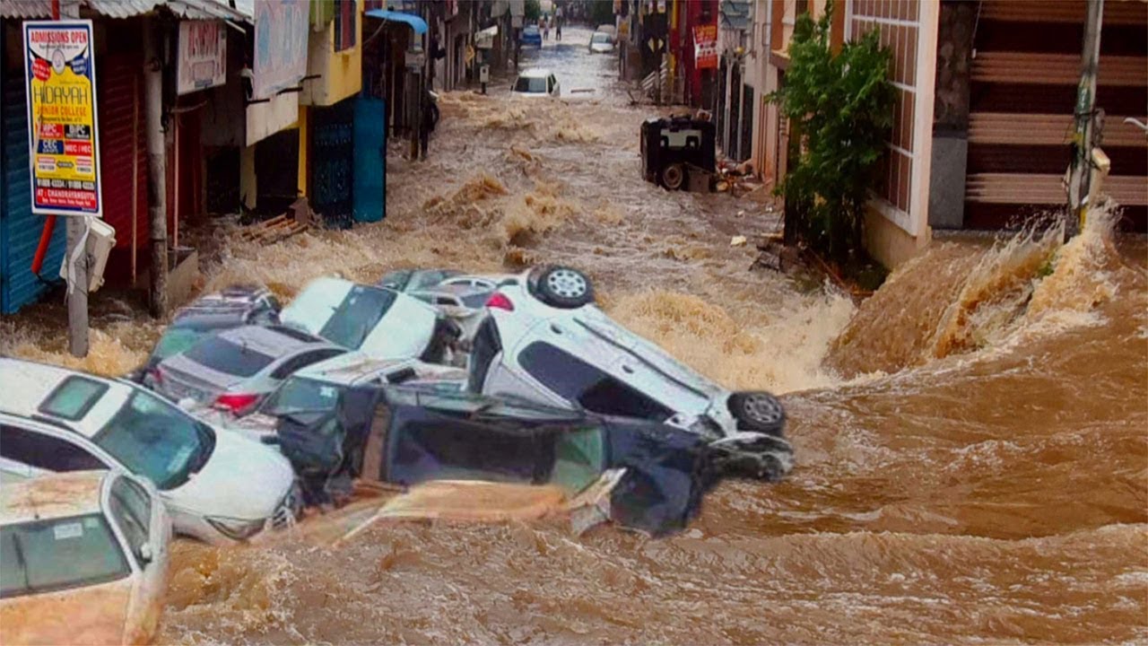 Powerful Storm and Heavy Rains in Rio de Janeiro! Brazil in the Dark ...