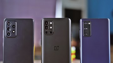 Samsung A52 5G vs OnePlus 9R vs S20 FE 5G Camera Comparison