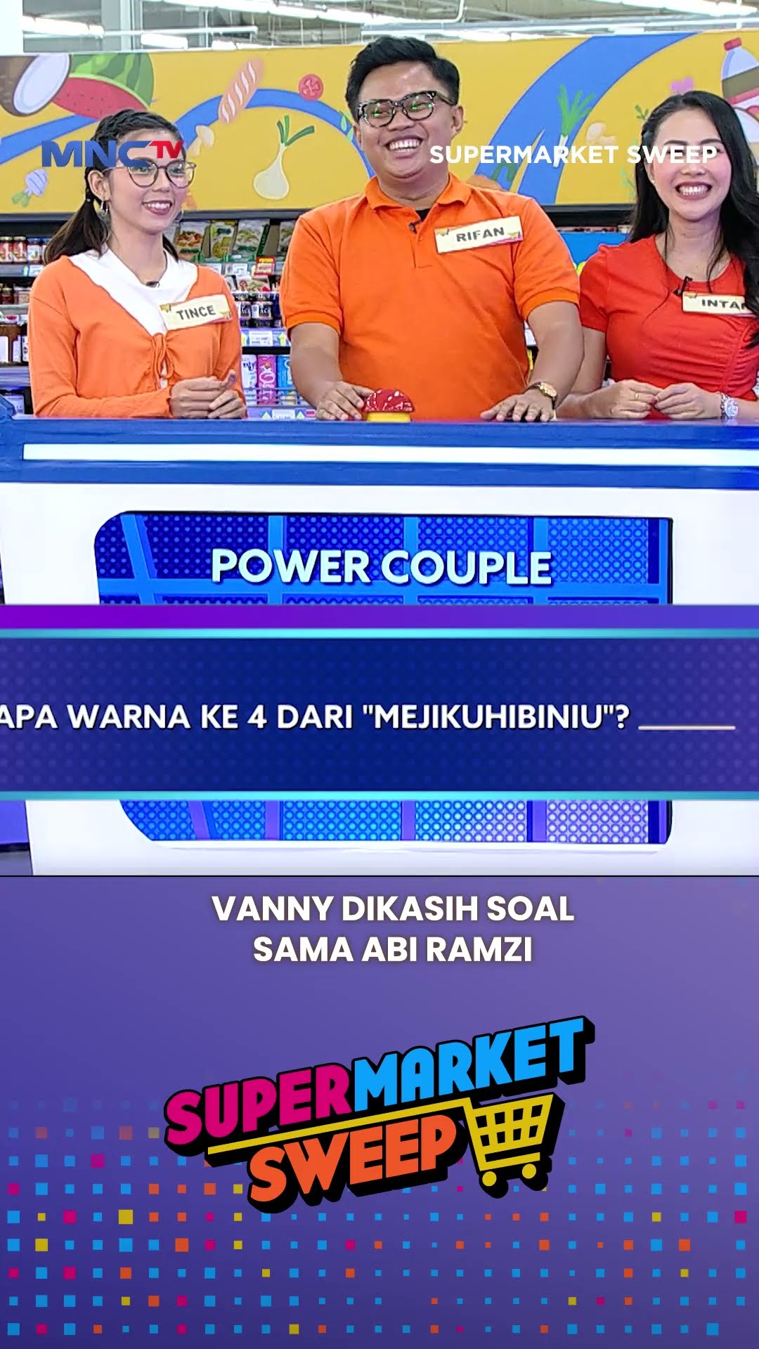 Jawaban Vanny Bikin Ngakak #supermarketsweep #gameshow #mnctv #shorts