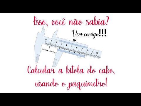 Vídeo: Como Usar Um Paquímetro? Instruções Sobre Como Medir A Seção Transversal Do Cabo. Como Medir Corretamente O Diâmetro Interno?