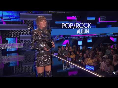 Taylor Swift's 'Reputation' Wins Favorite Album - Pop/Rock - AMAs 2018