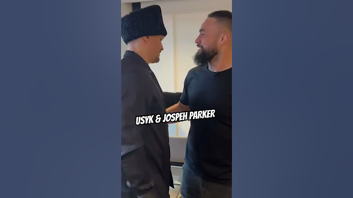 OLEKSANDR USYK & JOSEPH PARKER COME FACE TO FACE AT WEMBLEY