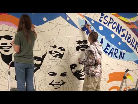 Onteora Middle School mural