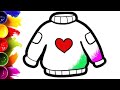 Bolalar uchun Sviter chizish/Drawing Sweater for children/Рисунок СВИТЕР для детей