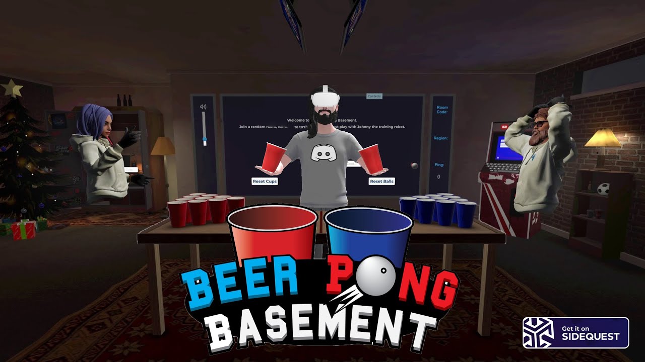 Add A Virtual Hangout To Your Home Beer Pong Basement YouTube