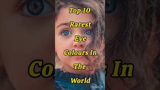 Top 10 Rarest eyes colour in the world 🔝🫣🌍#shortvideo #top