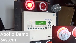 Apollo XP95/Discovery demo fire alarm system test 1