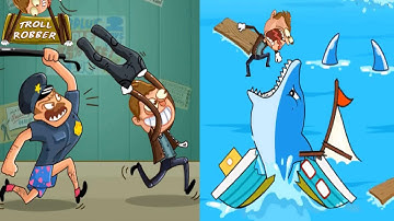 Troll Robber Gameplay Walkthrough Part 1 All Levels 1-50 (Android/iOS)