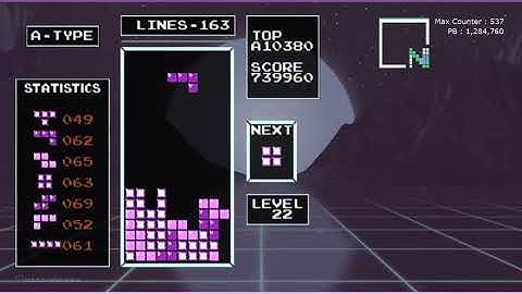 4 Maxouts in a Row - NES Tetris