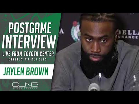 Jaylen Brown CALLS OUT Celtics after Unacceptable Loss to Rockets | Postgame Interview