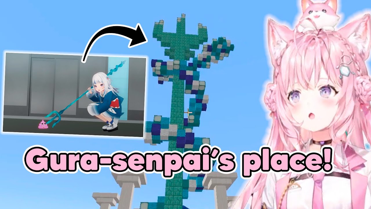 Chat asking Koyori if that's the same trident Gura used in hologra【EngSub】