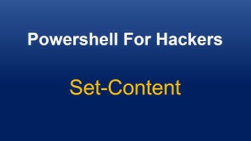 09 Powershell For Hackers -- Set Content