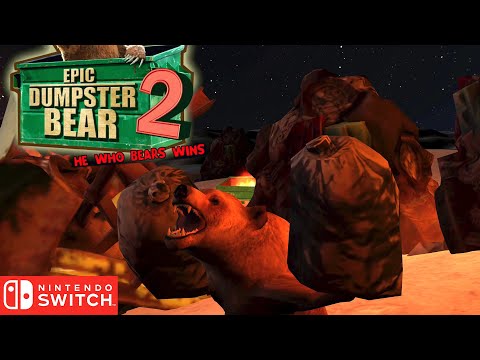 Epic Dumpster Bear 2: He Who Bears Wins - HD Gameplay (Switch)