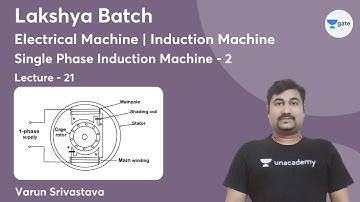 Single Phase Induction Machine - 2 | Induction Machine | Lec 21 | Electrical Machine