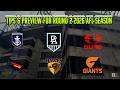 AFL Round 2 2026 Tips &amp; Predictions | Who Starts the Season 3‑0?