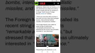 North Korea issues dire warning to US