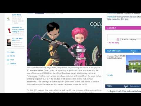 Code Lyoko Evolution production update- Casting for extras  (Watch in HD)