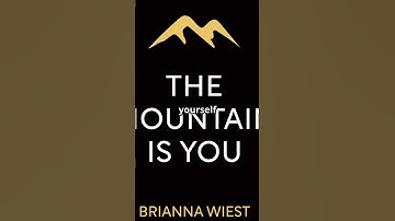 This quick video breaks down the powerful message of The Mountain Is You #mindset