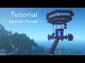【マイクラ建築】カッコいいネザーゲートの作り方【Minecraft Tutorial】