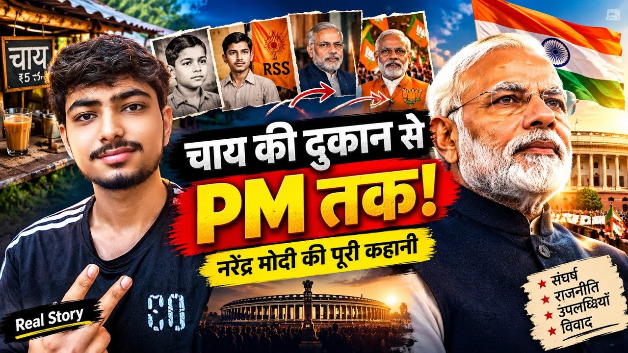 चाय की दुकान से प्रधानमंत्री तक! 🇮🇳 | Sandeep Rajput - YouTube