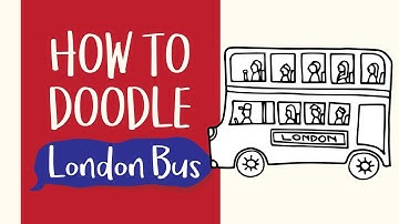How to Draw a London Double-Decker Bus (Easy Step by Step Drawing and Coloring Tutorial For Kids)