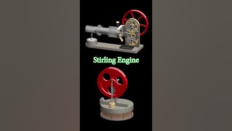 Stirling engine #shorts #shortsvideo #youtubeshorts #solidworks #cad #3ddesign #autocad #viralvideos
