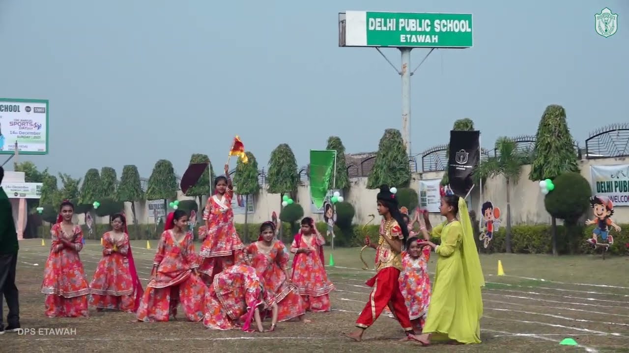 अतिथि देवों भव:।Enchanting! Welcome Dance by the primary students of DPS on Sports Day 2025