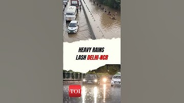 Delhites wake up to heavy rains on Saturday