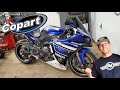 Buying a WRECKED 2013 Yamaha R1 from COPART Salvage Auction