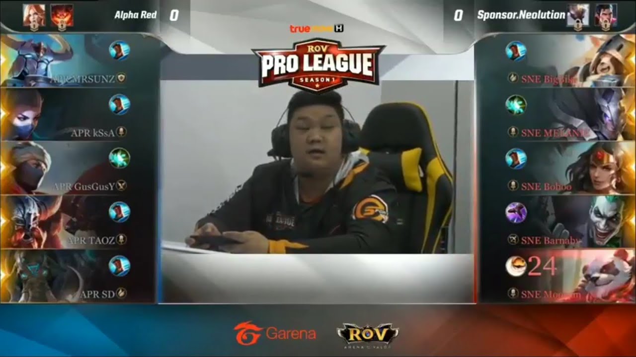 Alpha Red vs Sponsor Neolution - RoV Pro League Season 1 Presented by ...