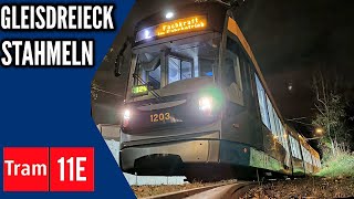 TRAM 11E Gleisdreieck Lützschena/ Stahmeln - Impressionen LVB