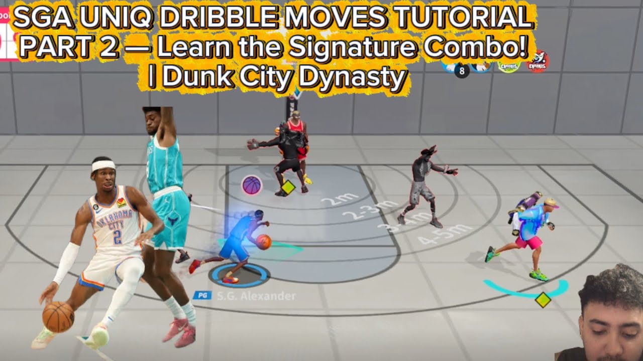 SGA UNIQ DRIBBLE MOVES TUTORIAL PART 2 — Learn the Signature Combo! | Dunk City Dynasty