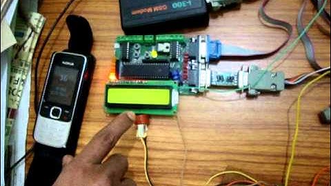 Using GSM Modem to send SMS of data received from Gas Sensors